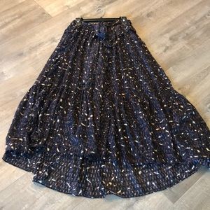 Ulla Johnson Silk Midi Skirt